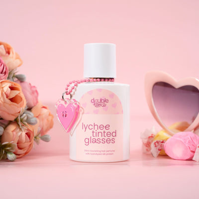 double take lychee tinted glasses bottle