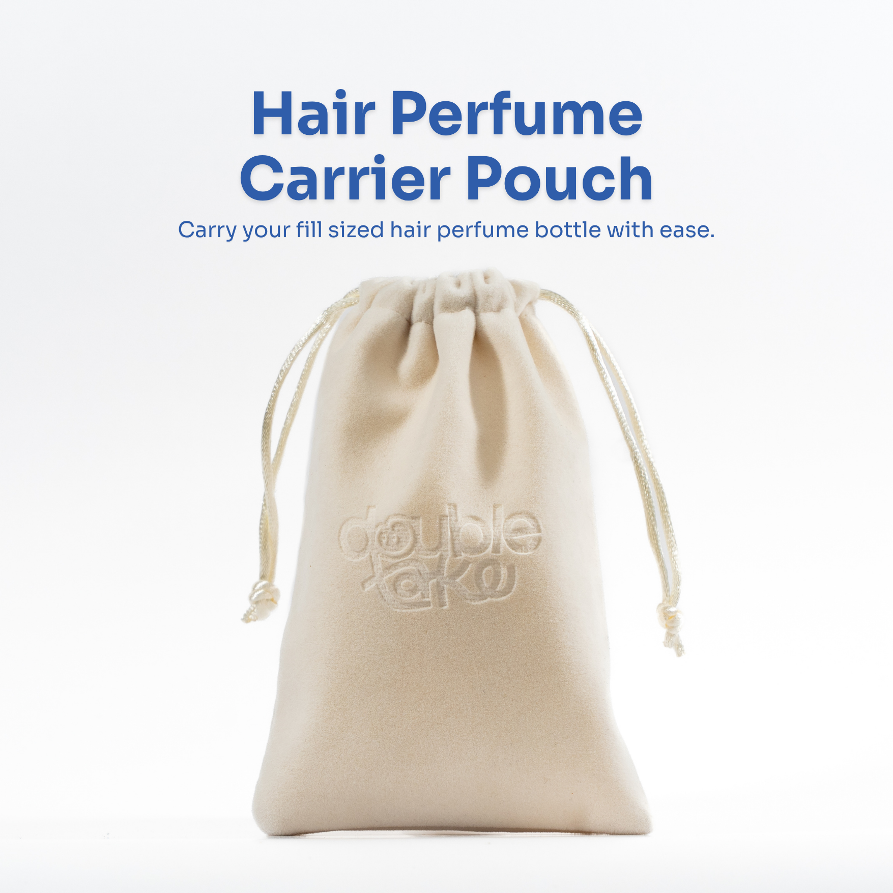 Velvet Hair Perfume Carrier Pouch