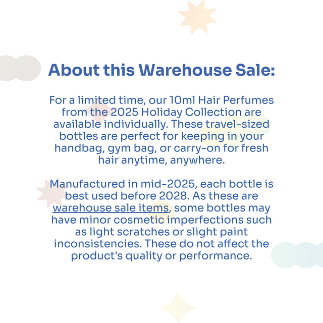 [Warehouse Sale] Travel-Sized 10ml Hair Perfume