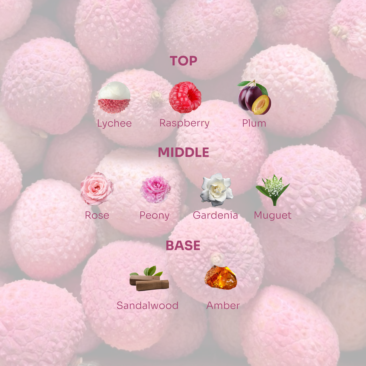 Lychee Tinted Glasses Hair Perfume